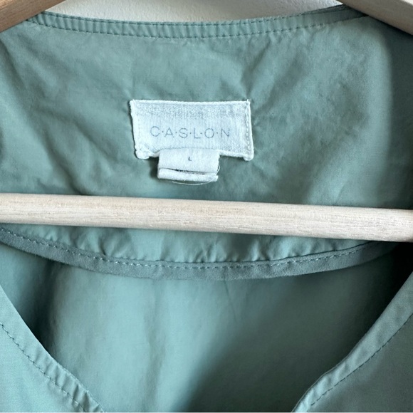 Caslon Peplum Cotton Blend Utility Jacket - Picture 6 of 9